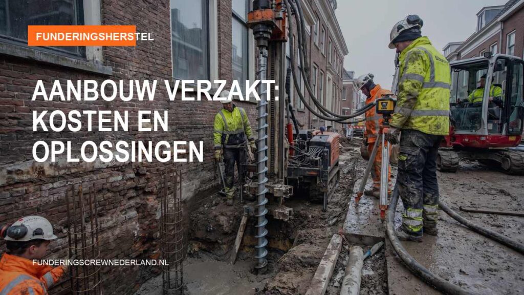 Aanbouw verzakt: kosten en oplossingen