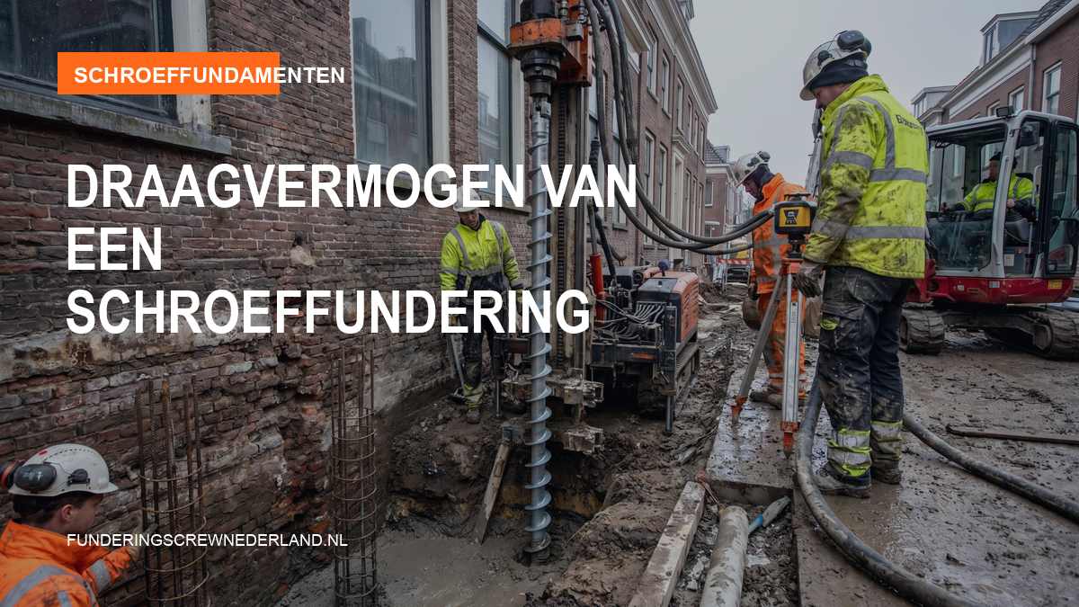 Draagvermogen van een schroeffundering
