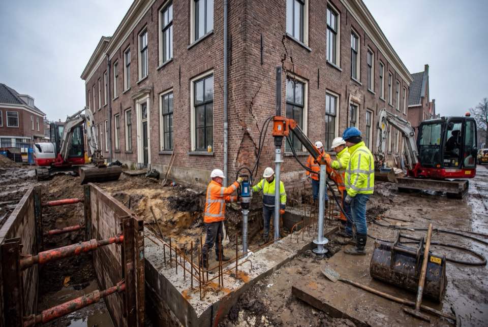 Schroeffundamenten bij woningfundering
